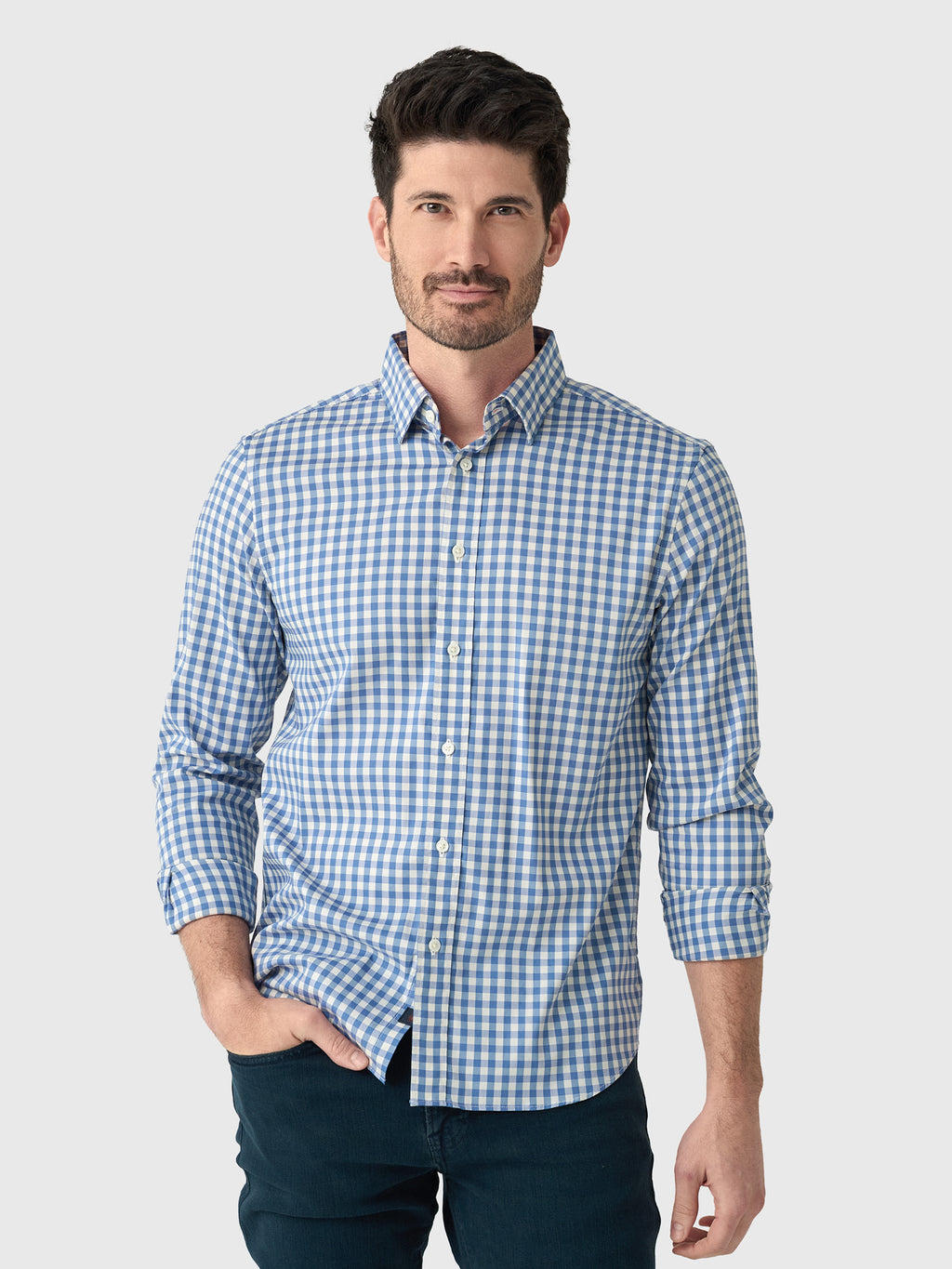 Faherty Brand Men's The Movement Shirt - Saint Bernard