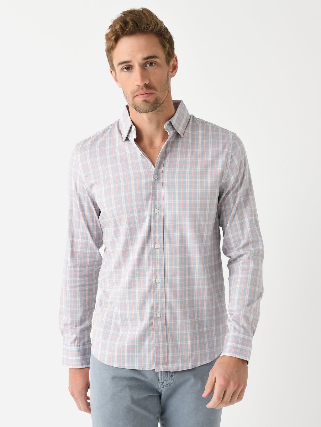 Faherty Brand Men's The Movement Shirt - Saint Bernard