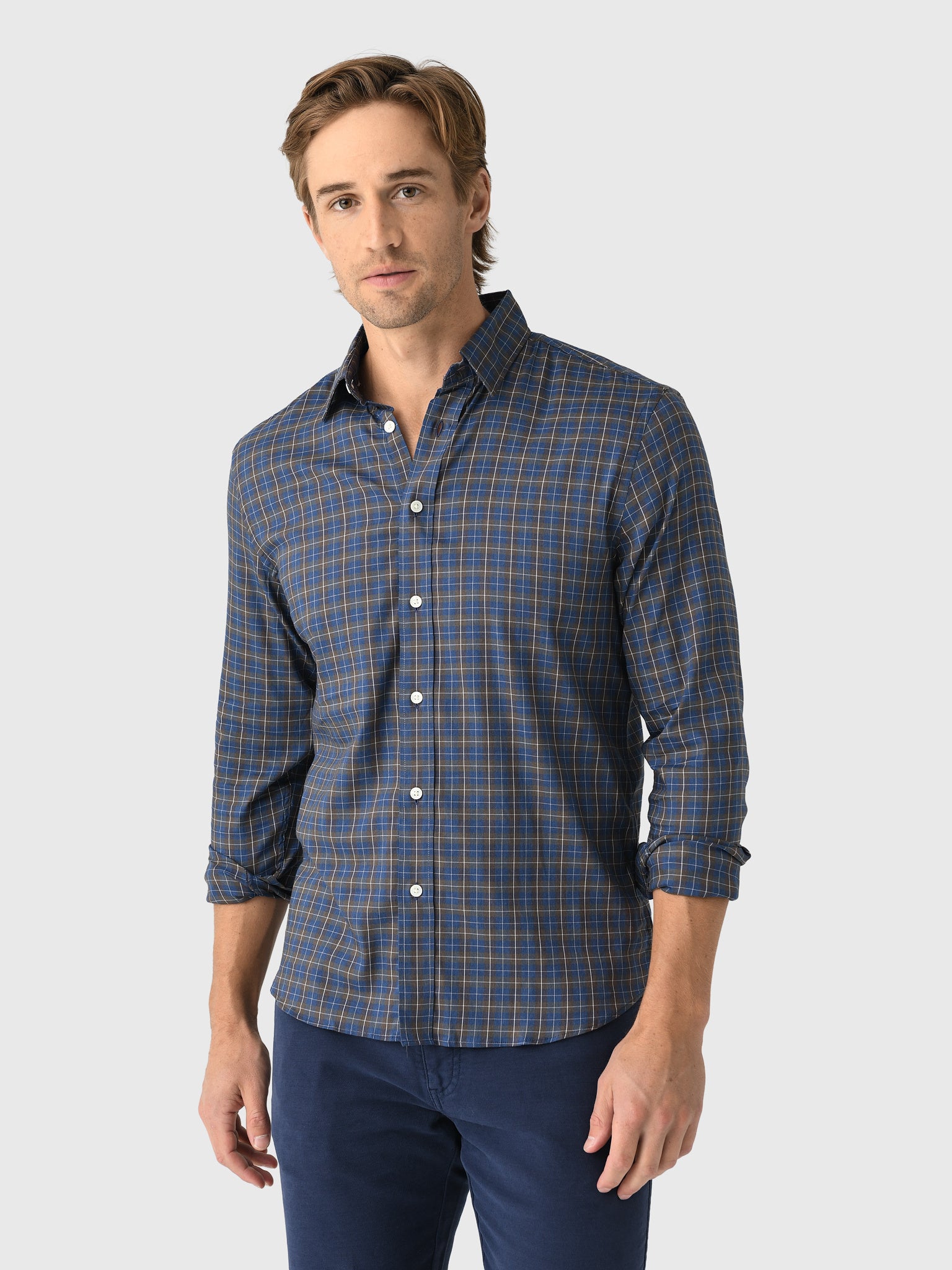 Faherty Brand Men's The Movement Shirt - Saint Bernard
