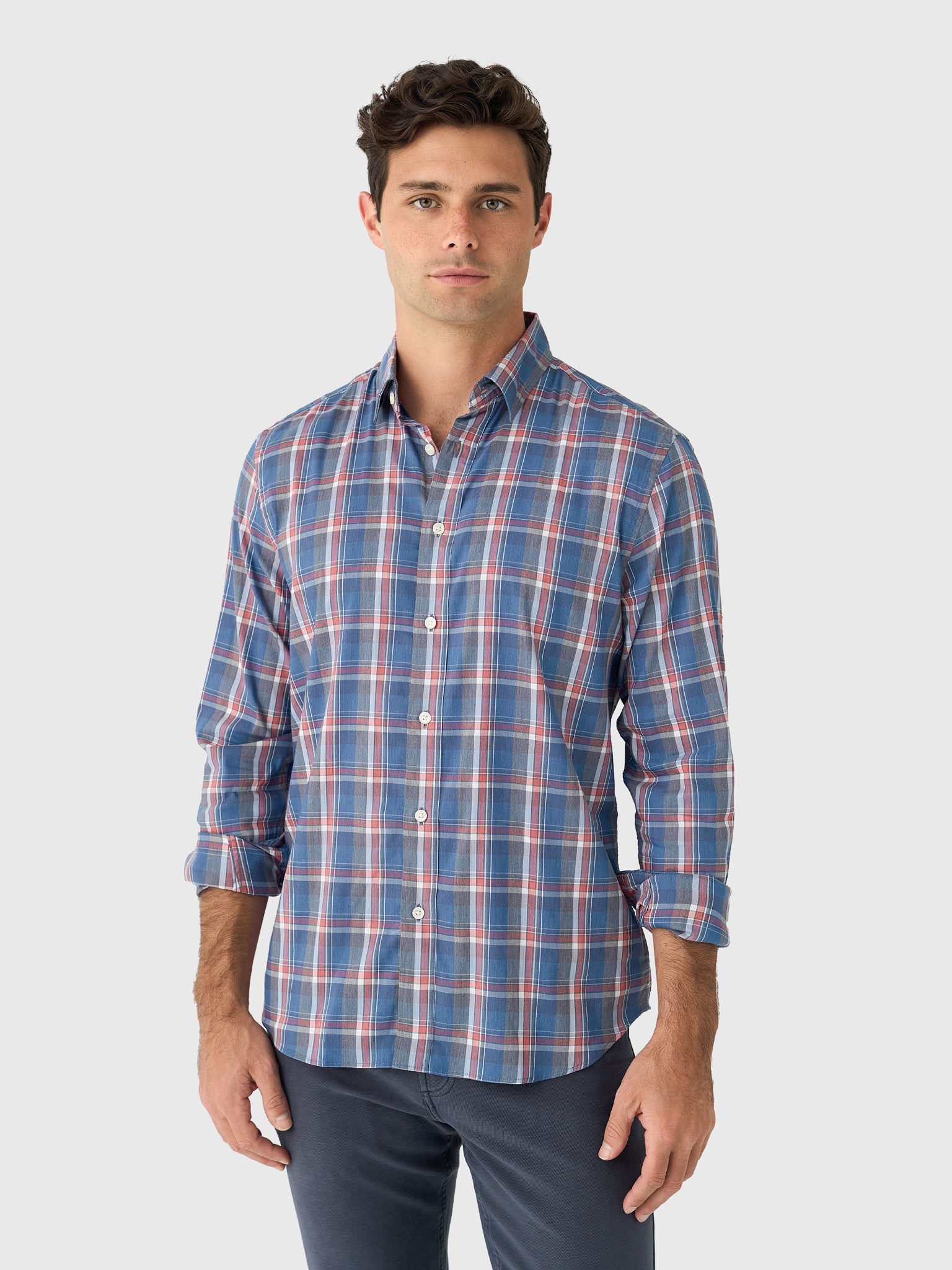 Faherty Brand Men's The Movement Shirt - Saint Bernard