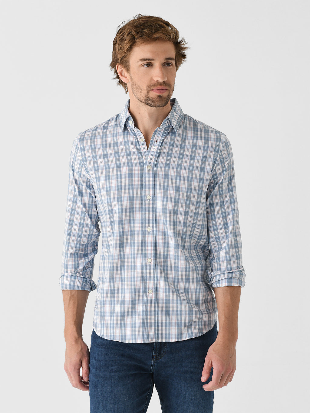 Faherty Brand Men's The Movement Shirt - Saint Bernard