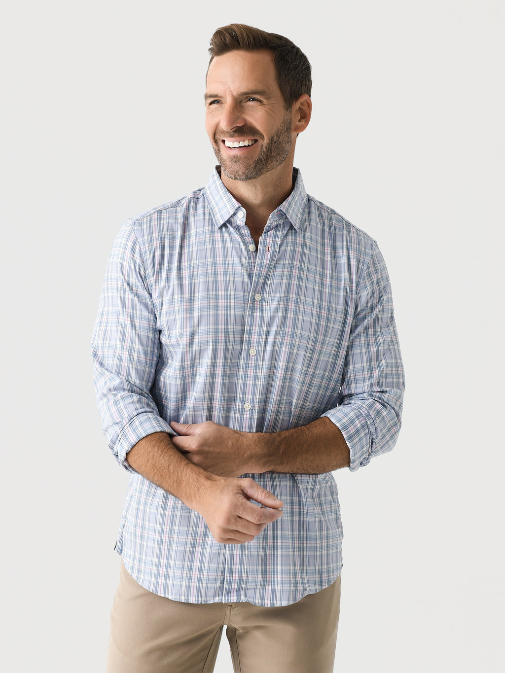 Faherty Brand Men's The Movement Shirt - Saint Bernard