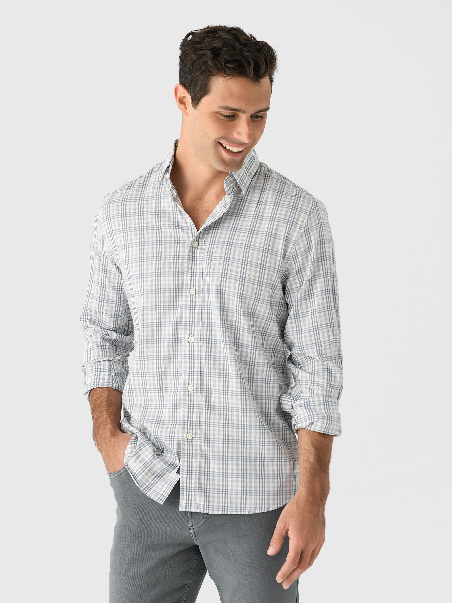Faherty Brand Men's The Movement Shirt - Saint Bernard
