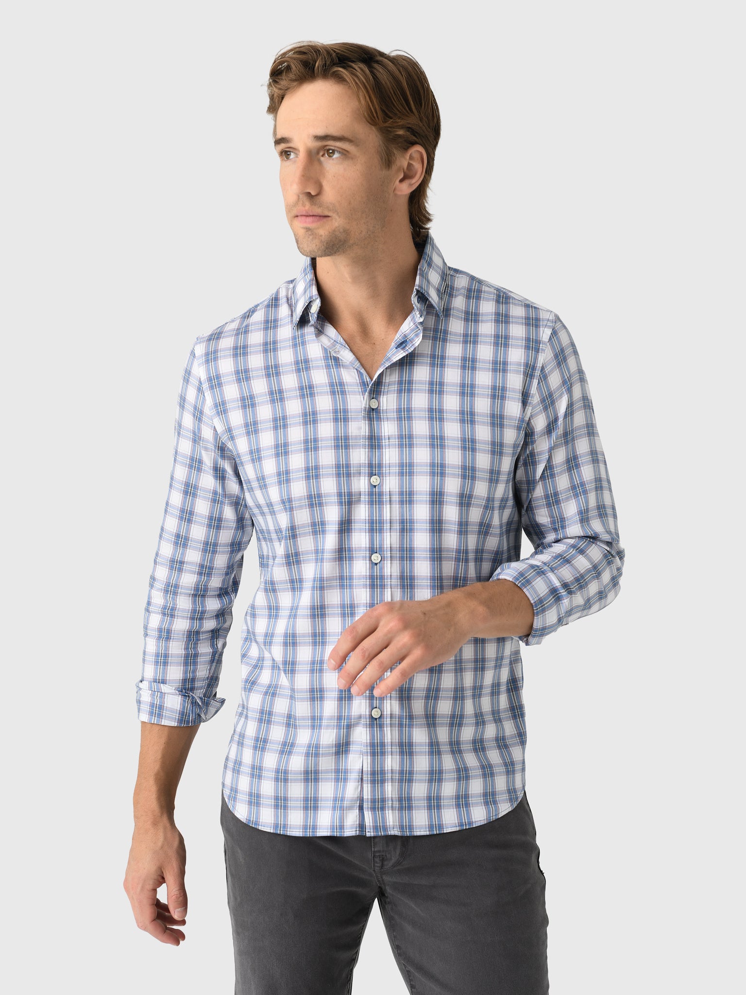 Faherty Brand Men's The Movement Shirt - Saint Bernard