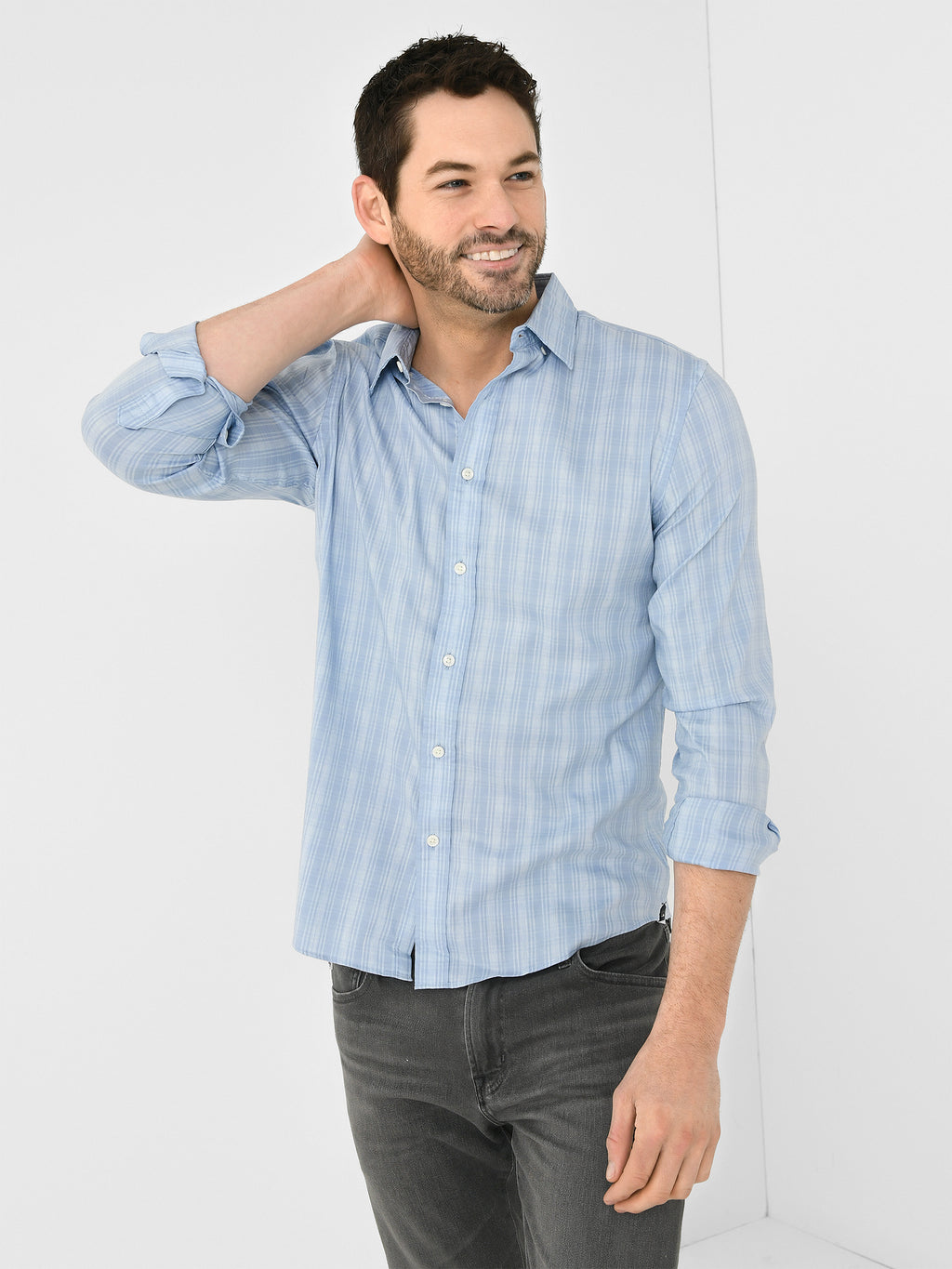 Faherty Brand Men's The Movement Shirt - Saint Bernard