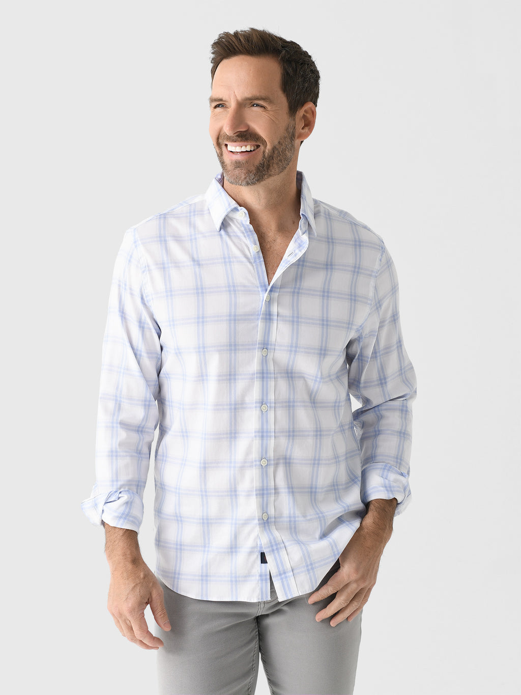 Faherty Brand Men's The Movement Shirt - Saint Bernard
