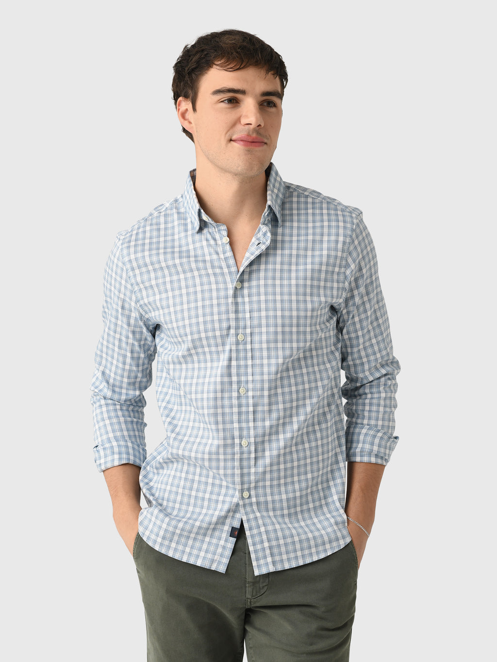 Faherty Brand Men's The Movement Shirt - Saint Bernard