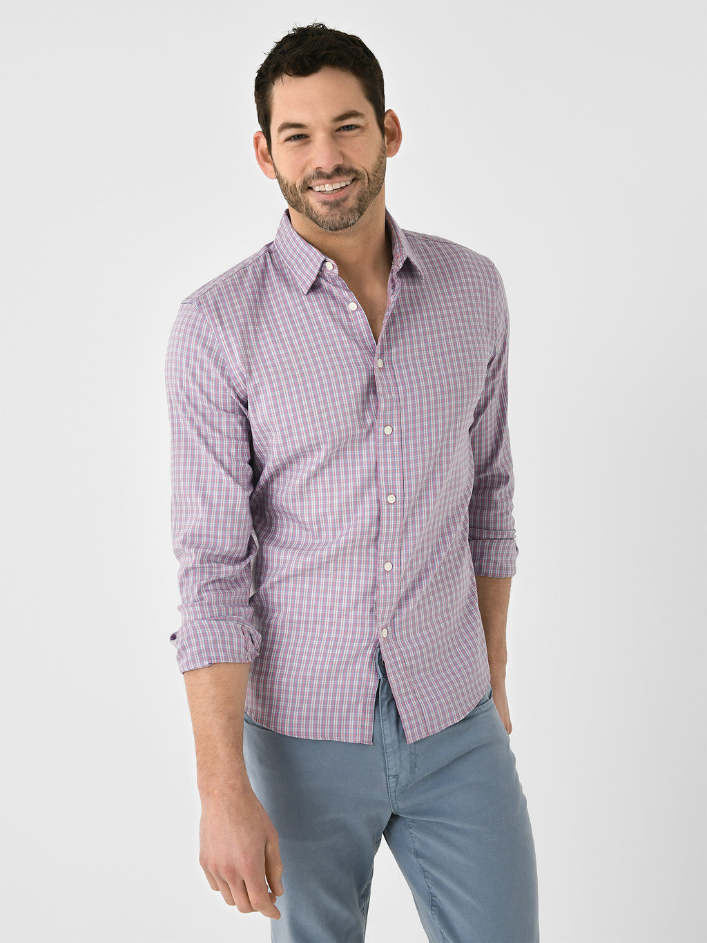 Faherty Brand Men's The Movement Shirt - Saint Bernard