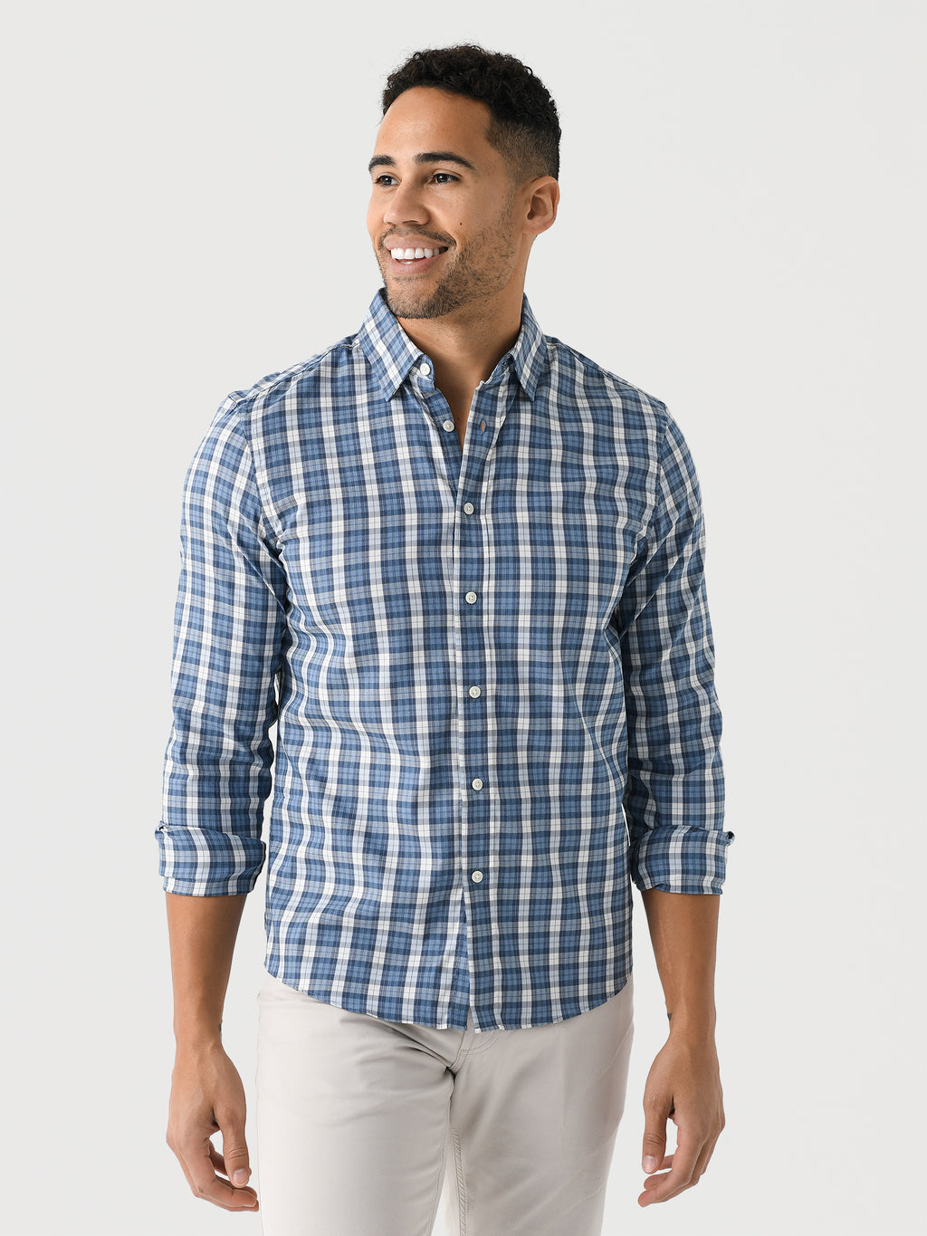 Faherty Brand Men's The Movement Shirt - Saint Bernard