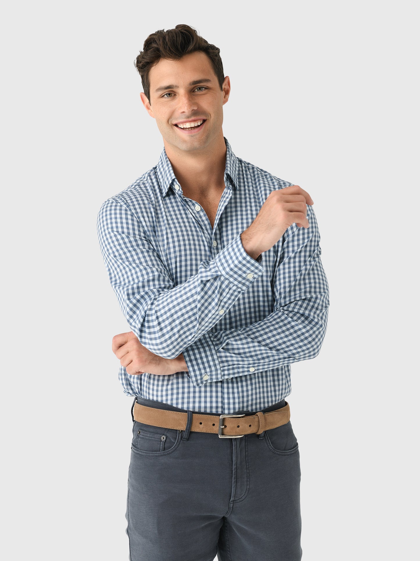 Faherty Brand Men's The Movement Shirt - Saint Bernard