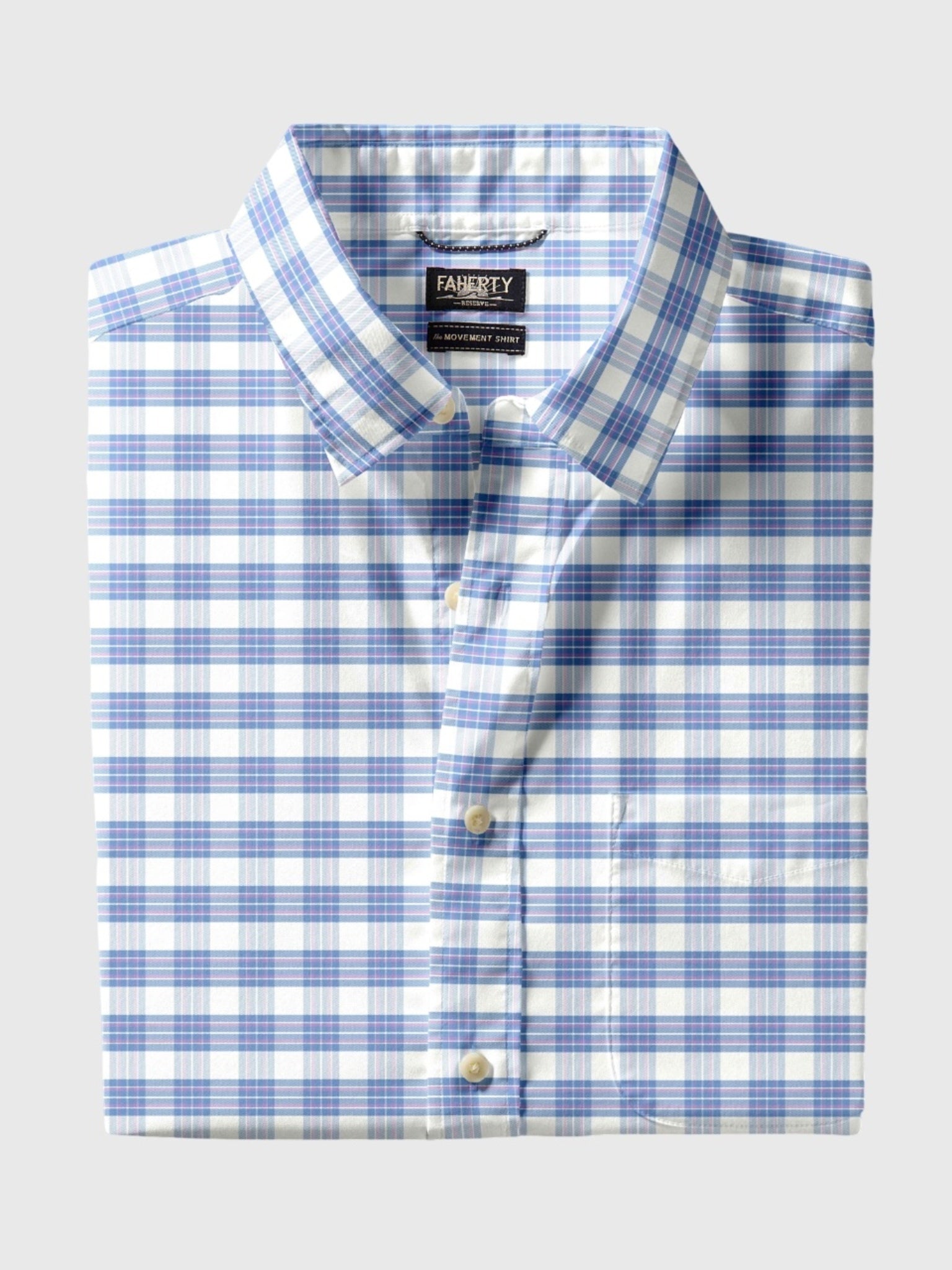 Faherty Brand Men's The Movement Shirt - Saint Bernard