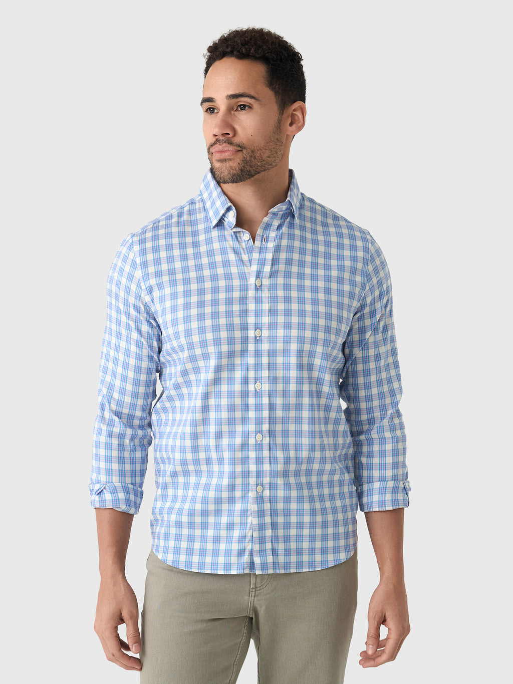 Faherty Brand Men's The Movement Shirt - Saint Bernard
