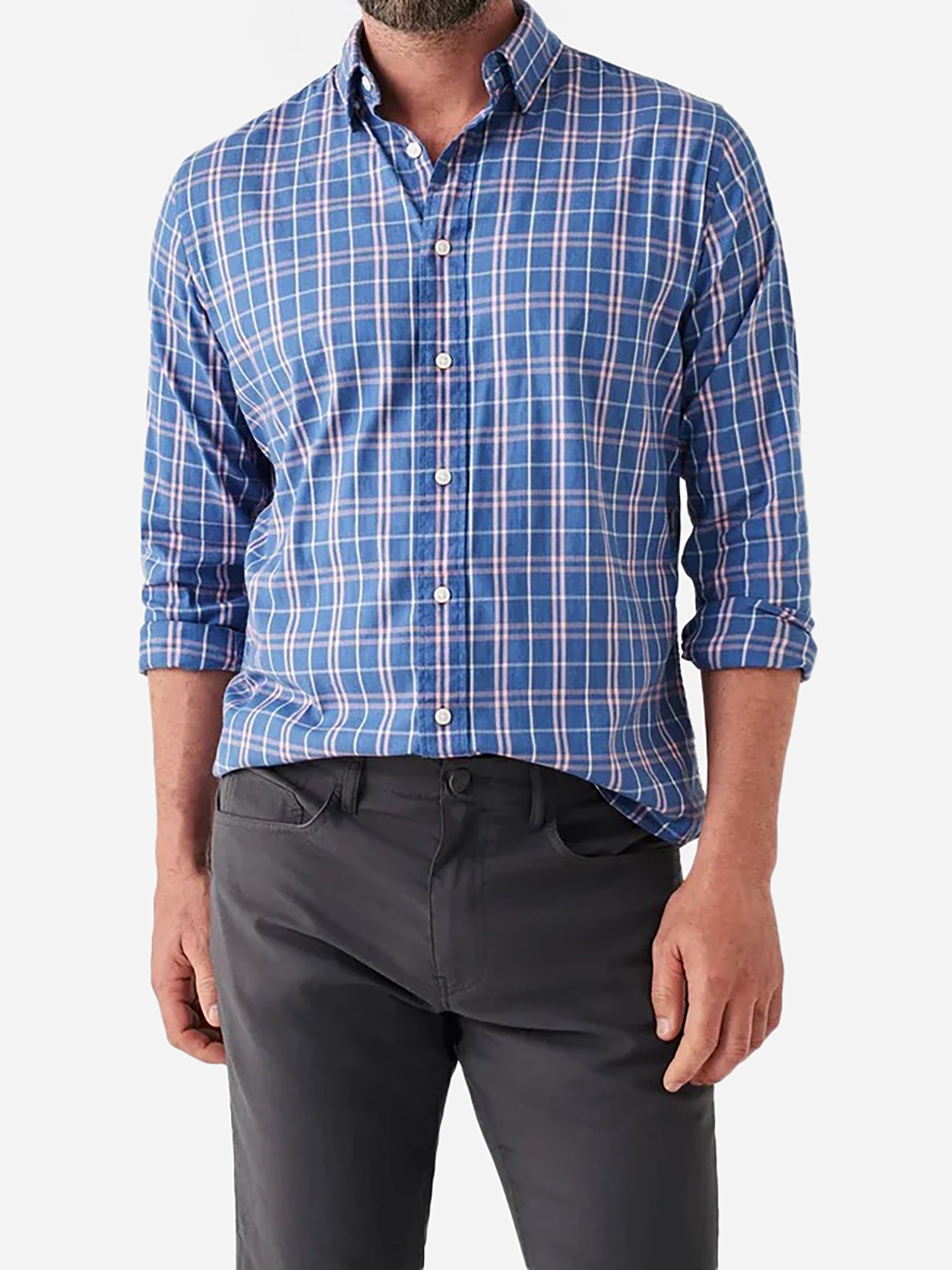 Faherty Brand Men's The Movement Shirt - Saint Bernard