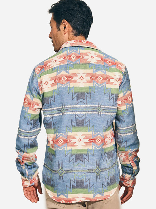 Faherty Brand Men's Doug Good Feather Canyon Overshirt