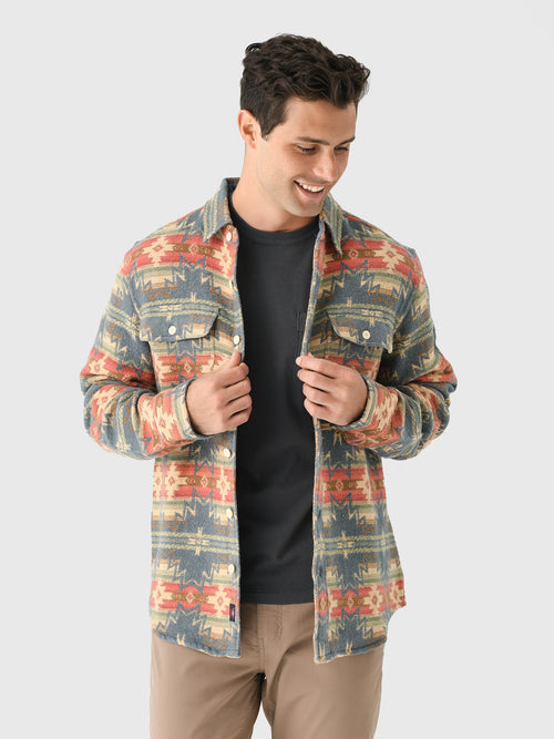 Faherty Brand Men's Doug Good Feather Canyon Overshirt
