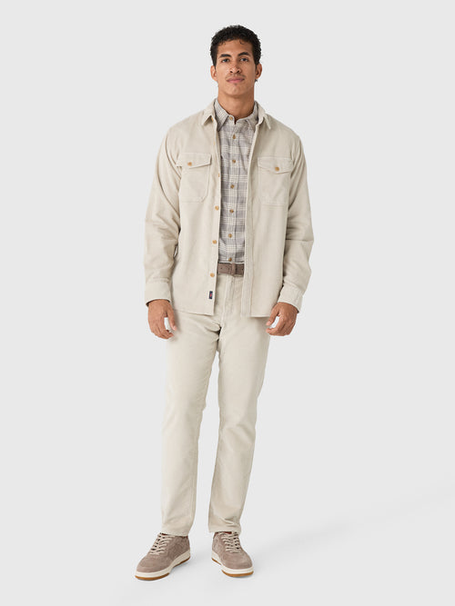 Faherty Brand Men's Stretch Terry Corduroy Workshirt - Saint Bernard