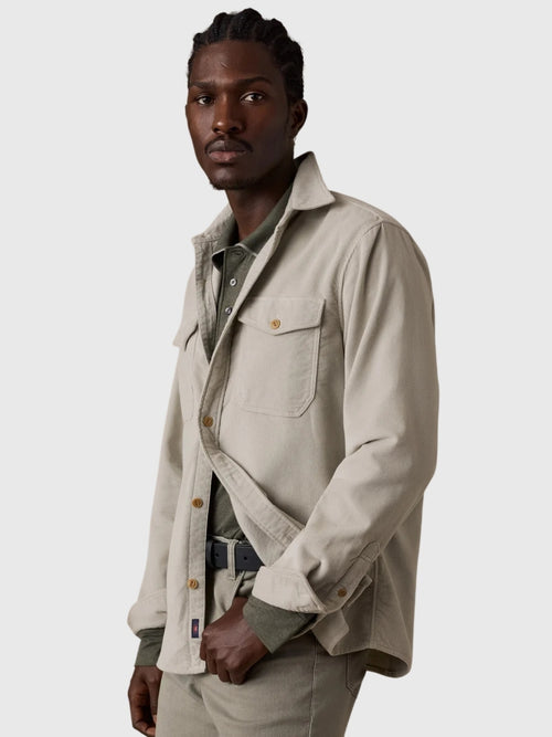Faherty Brand Men's Stretch Terry Corduroy Workshirt