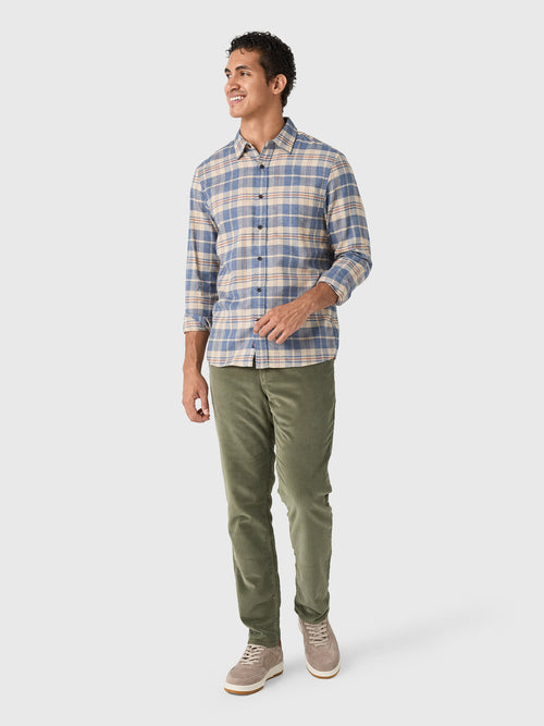 Faherty Brand Men's Timberline Brushed Twill Shirt - Saint Bernard