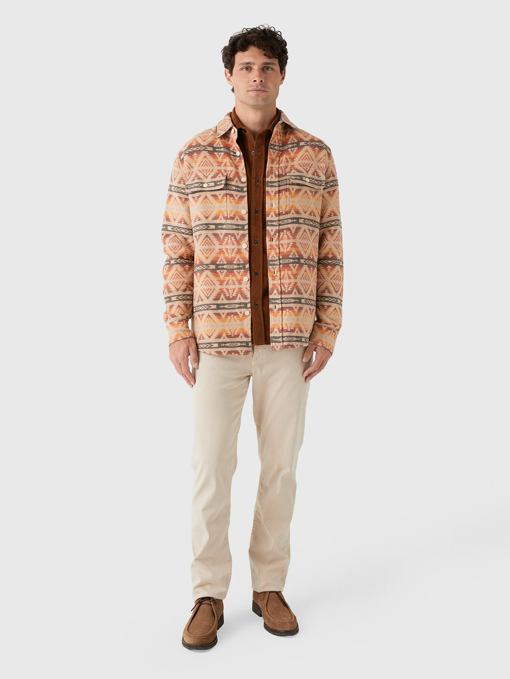 Faherty Brand Men's Lehi Canyon Overshirt - Saint Bernard