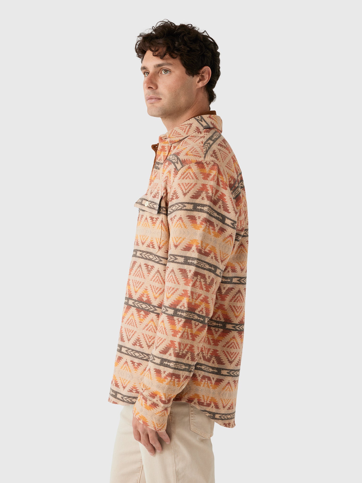 Faherty Brand Men's Lehi Canyon Overshirt - Saint Bernard