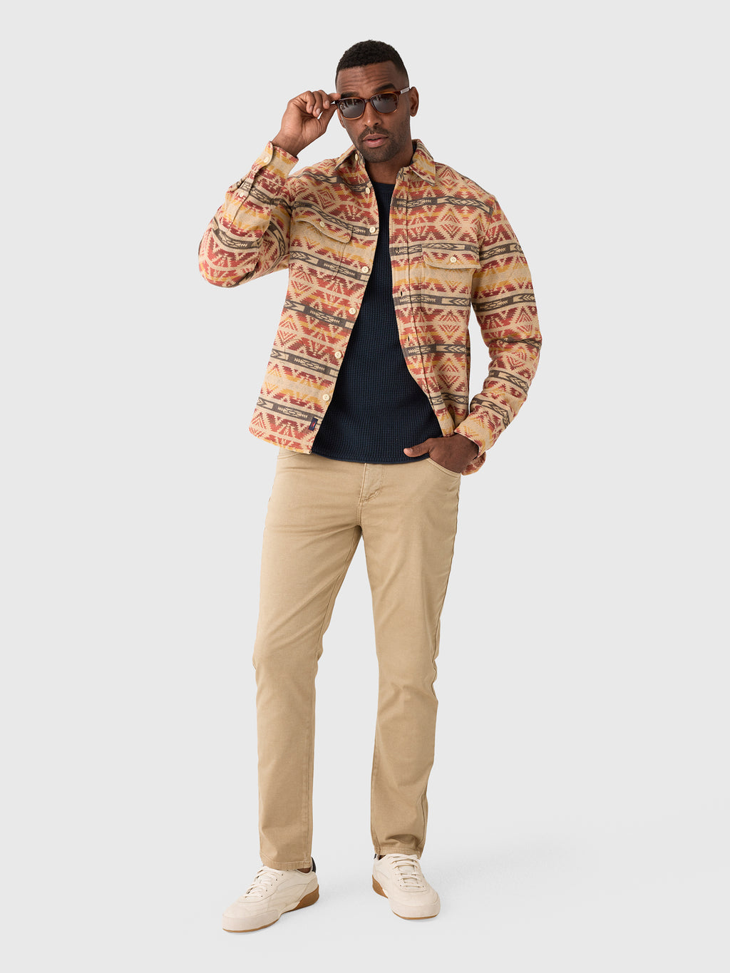 Faherty Brand Men's Lehi Canyon Overshirt - Saint Bernard