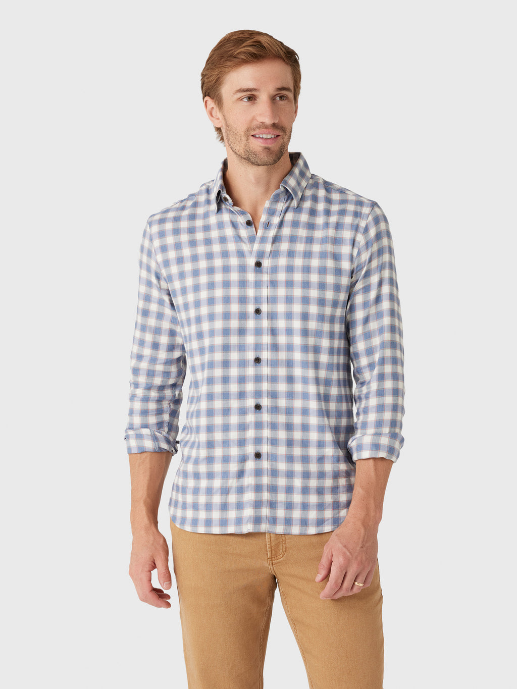 Faherty Brand Men's Soft Twill Movement Shirt - Saint Bernard