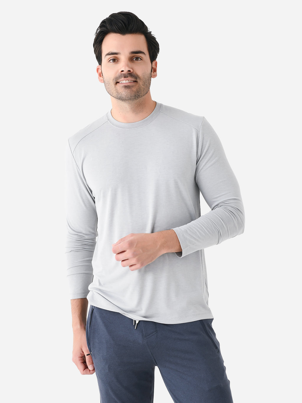Free Fly Men's Bamboo Shade Long Sleeve Tee - Saint Bernard