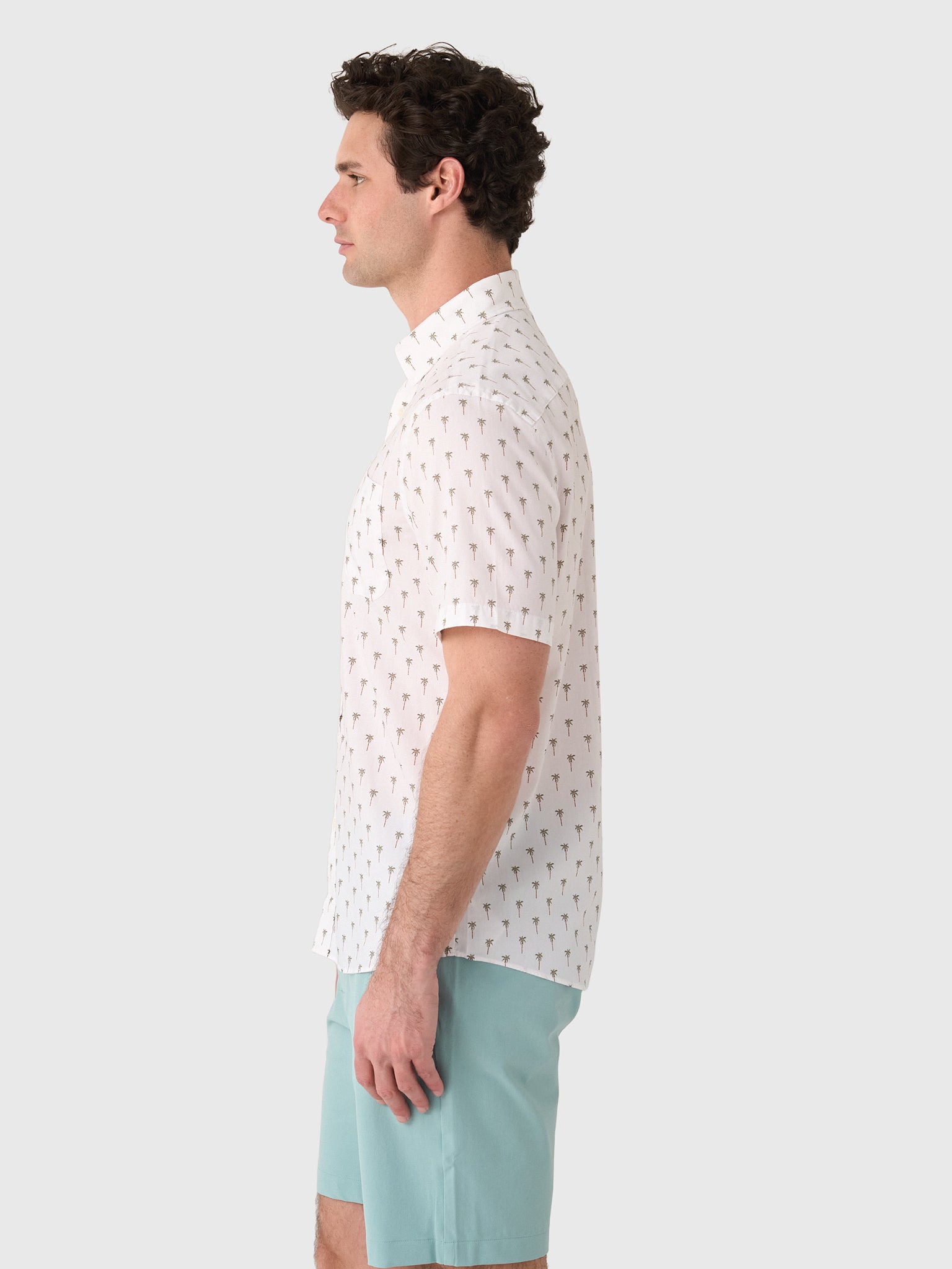 Faherty Brand Men's Short Sleeve Movement Shirt - Saint Bernard