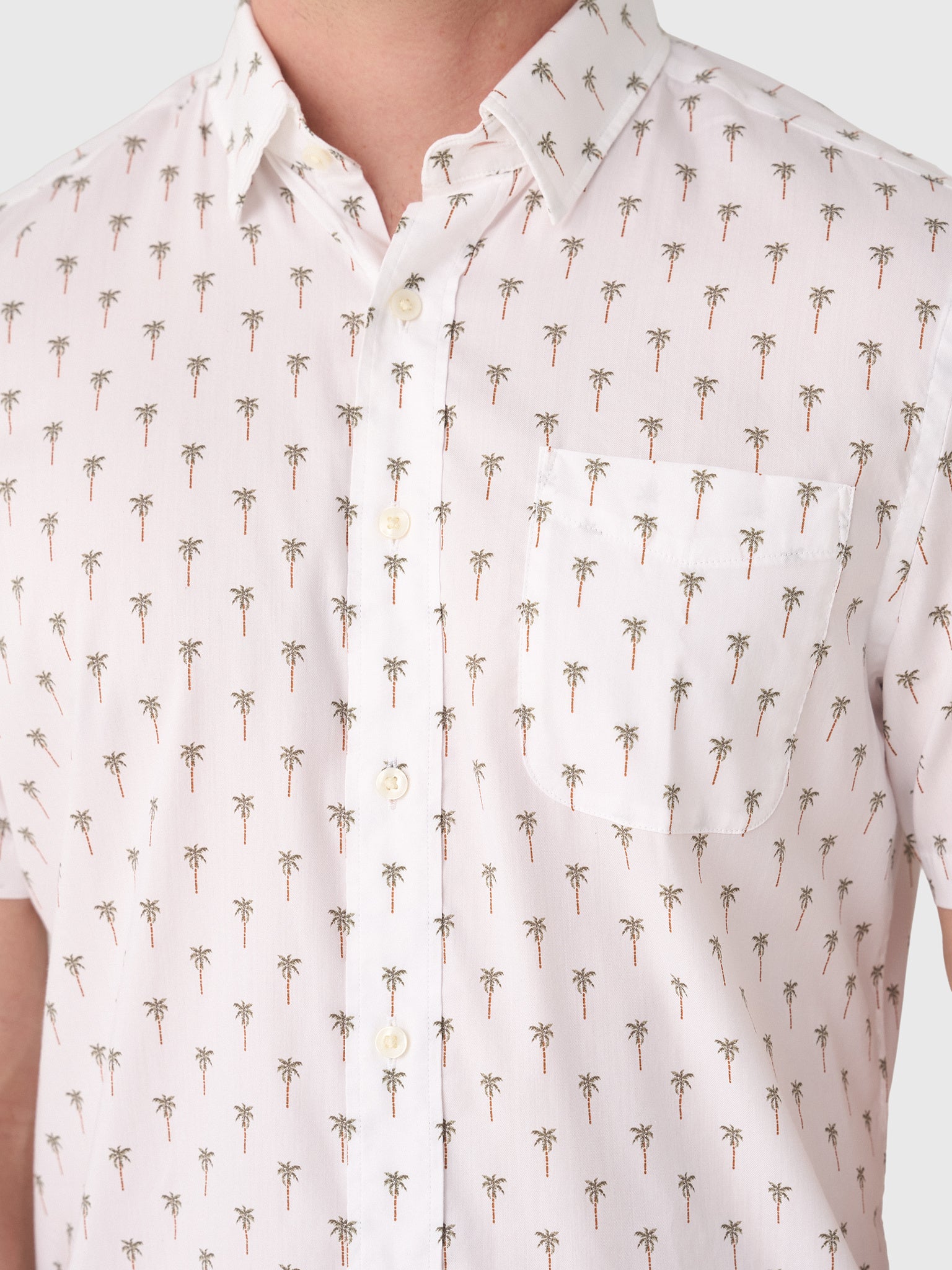 Faherty Brand Men's Short Sleeve Movement Shirt - Saint Bernard