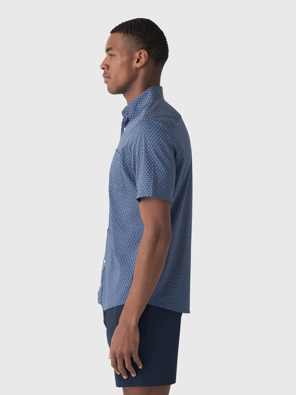 Faherty Brand Men's Short Sleeve Movement Shirt - Saint Bernard