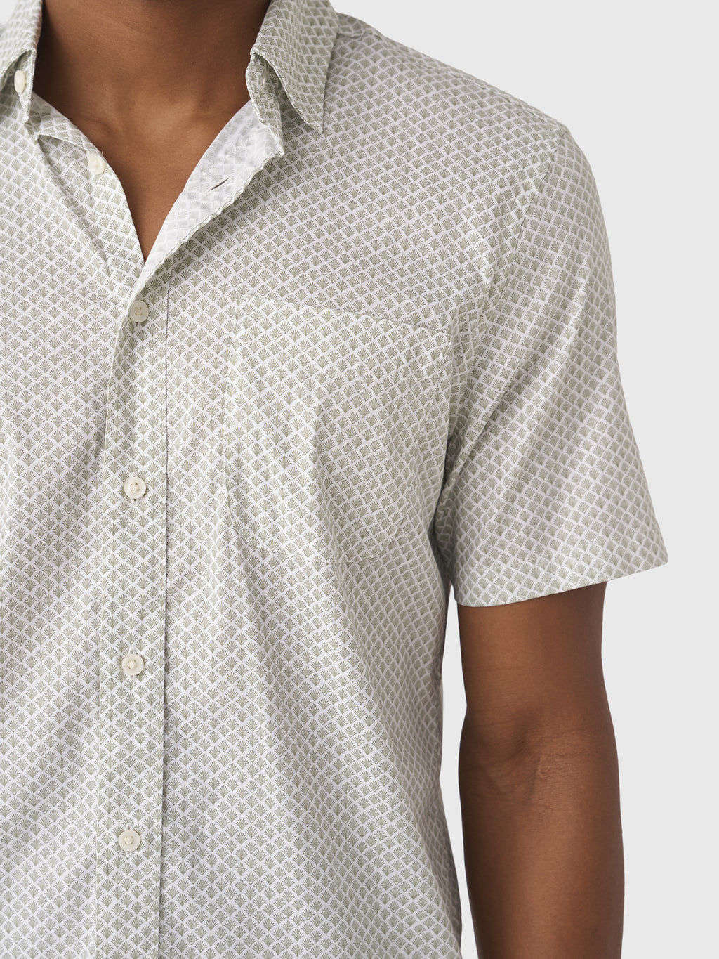 Faherty Brand Men's Short Sleeve Movement Shirt - Saint Bernard