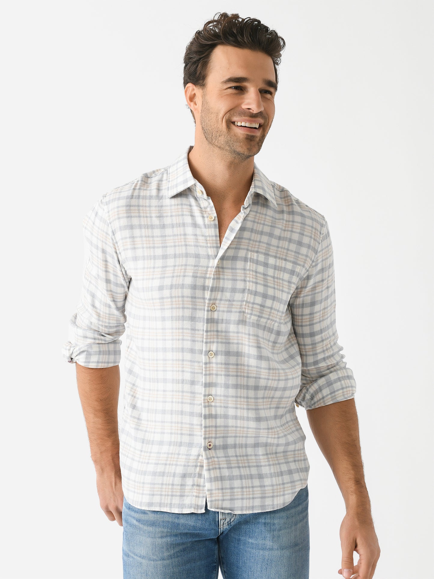 Faherty Brand Men's Weekend Blend Shirt - Saint Bernard