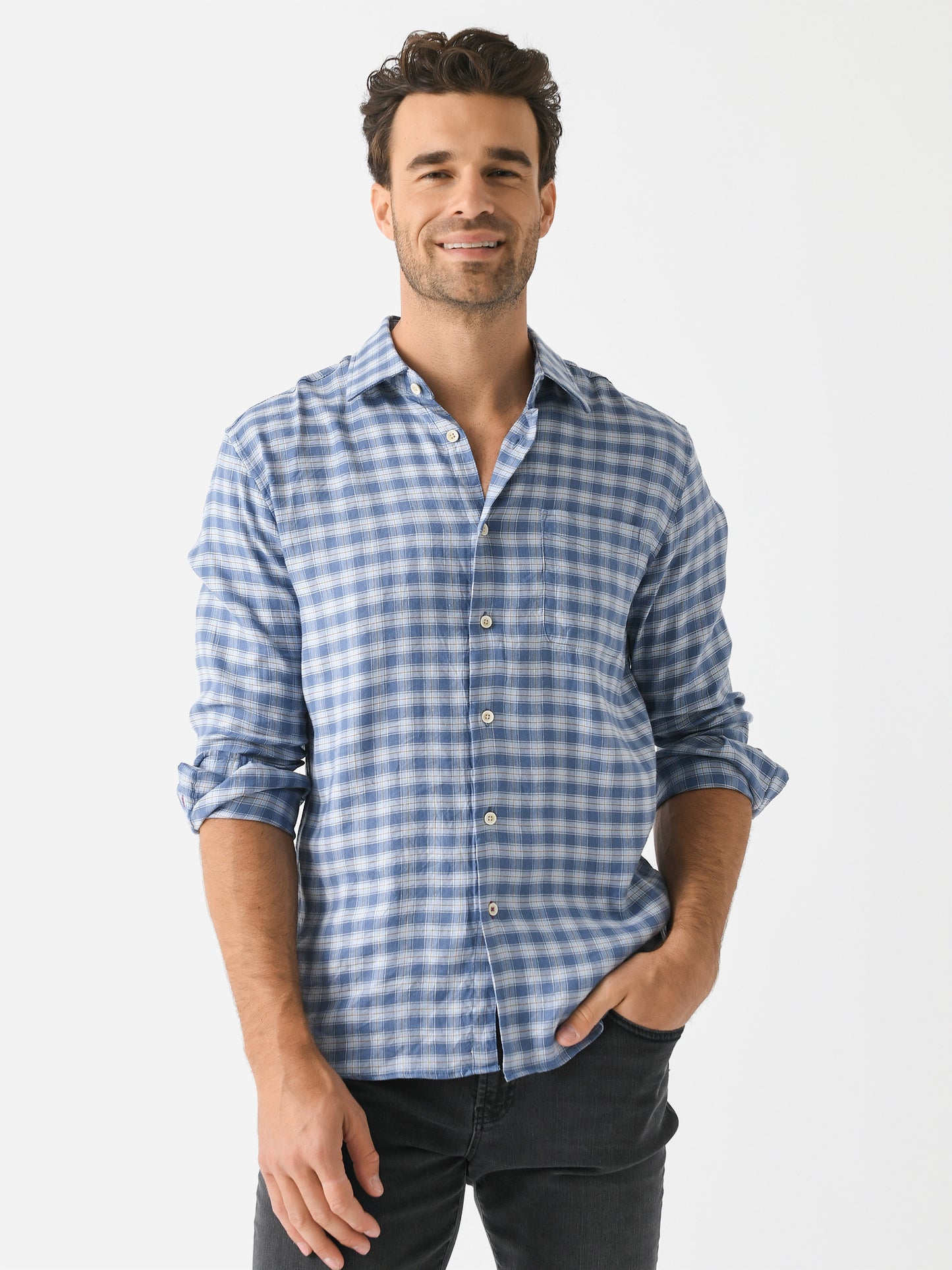 Faherty Brand Men's Weekend Blend Shirt - Saint Bernard