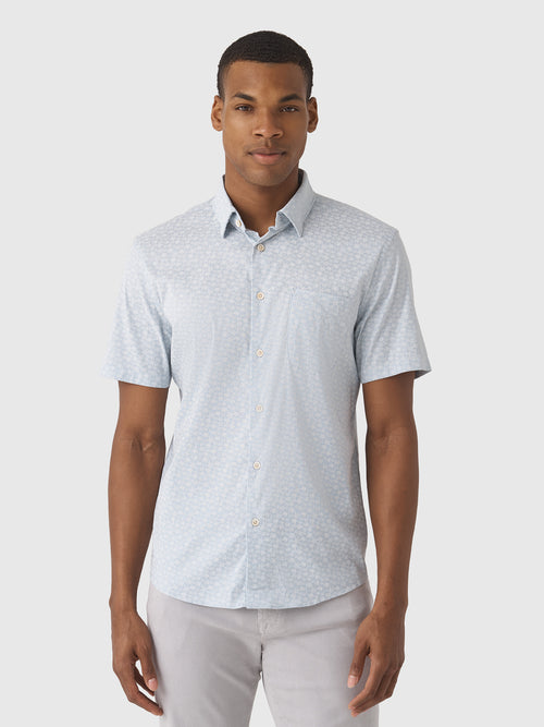 Faherty Brand Men's Short-Sleeve Movement Monterrey Shirt