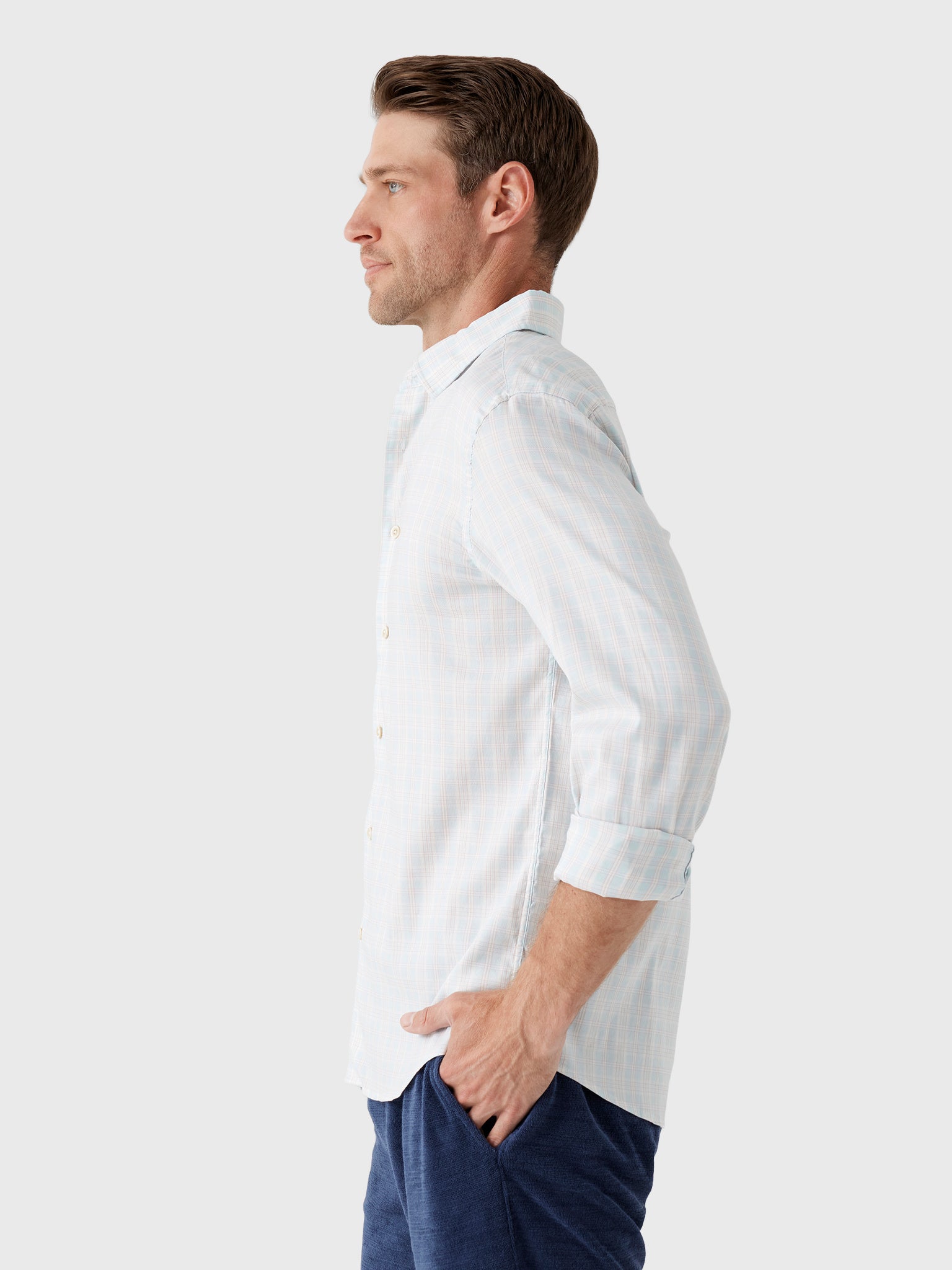 Faherty Brand Men's Movement Monterrey Shirt - Saint Bernard