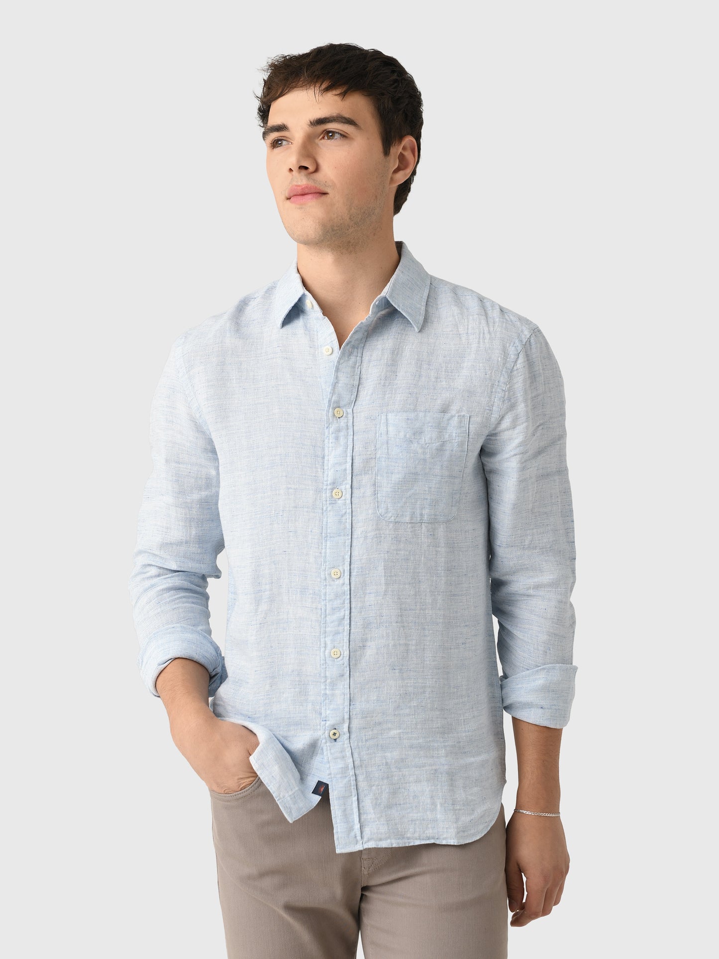 Faherty Brand Men's Linen Laguna Shirt