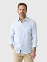 Faherty Brand Men's Linen Laguna Shirt - Saint Bernard