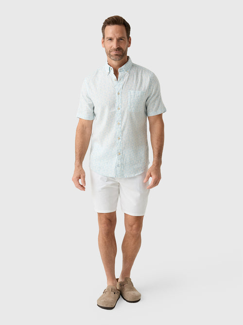 Faherty Brand Men's Short Sleeve Breeze Shirt