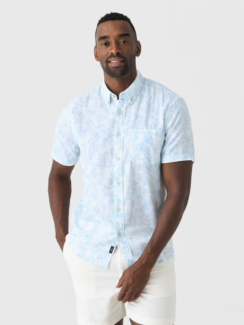 Faherty Brand Men's Short Sleeve Breeze Shirt