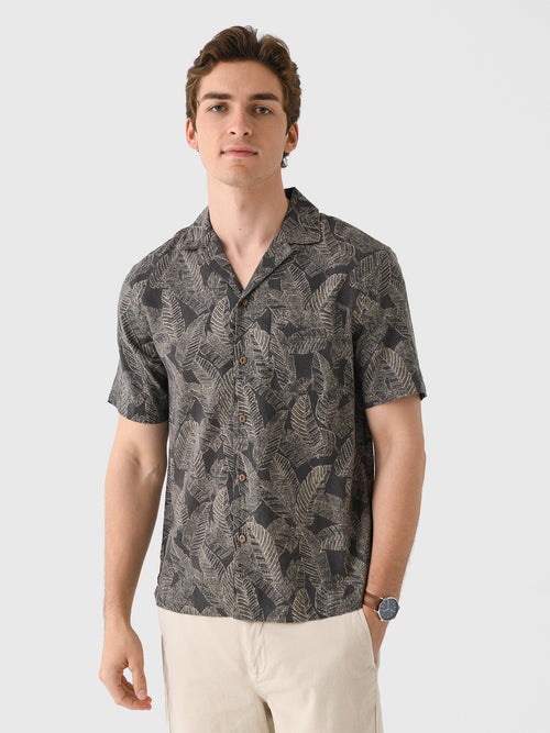 Faherty Brand Men's Short-Sleeve Breeze Camp Shirt