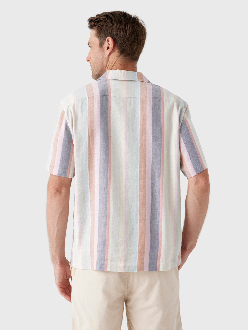 Faherty Brand Men's Short-Sleeve Breeze Camp Shirt - Saint Bernard