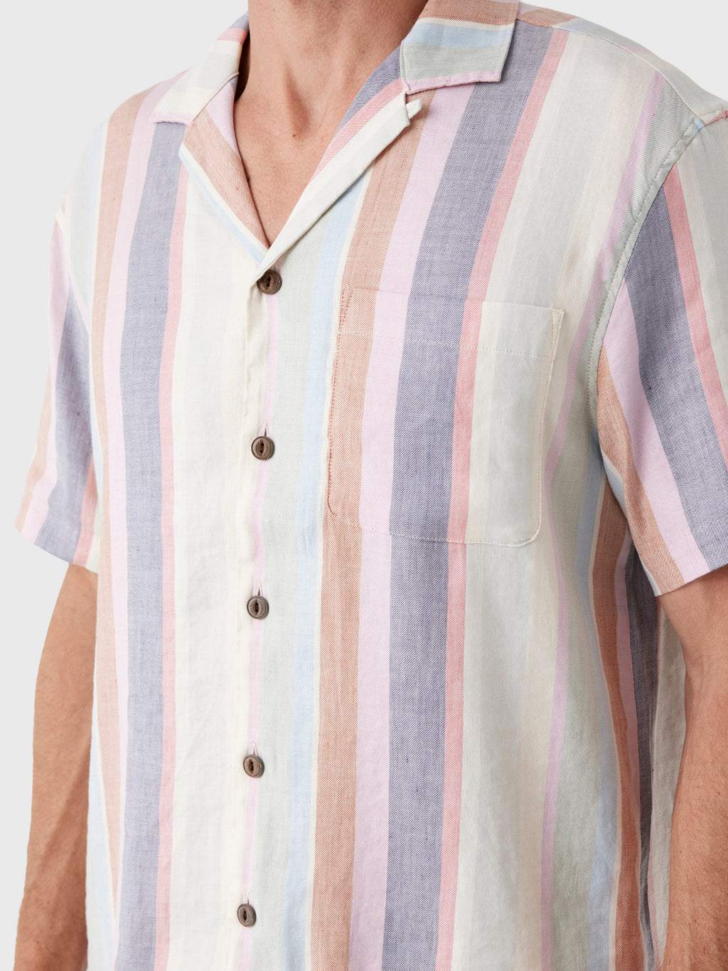 Faherty Brand Men's Short-Sleeve Breeze Camp Shirt - Saint Bernard