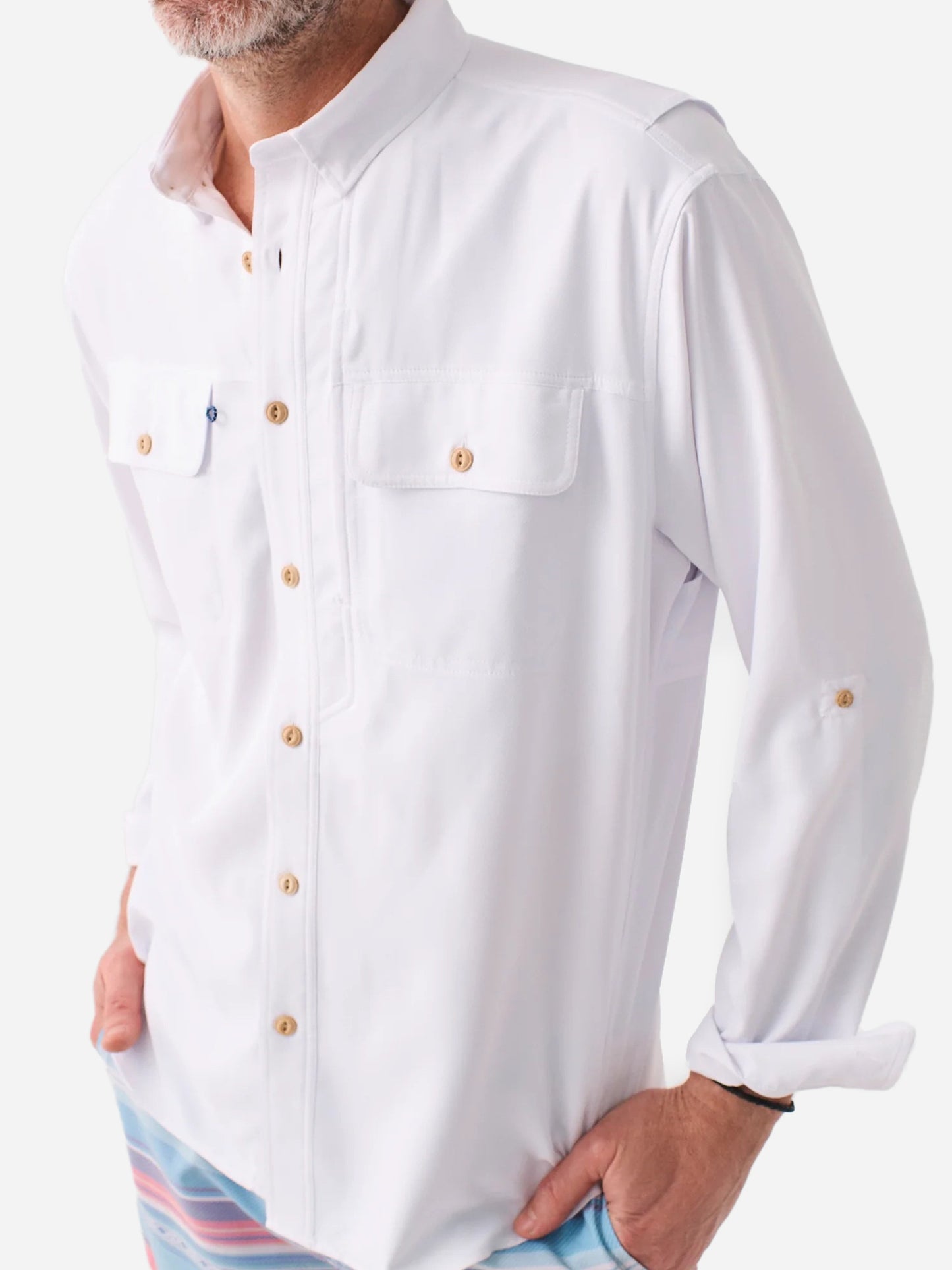 Faherty Brand Men's All Day Air UPF Shirt - Saint Bernard