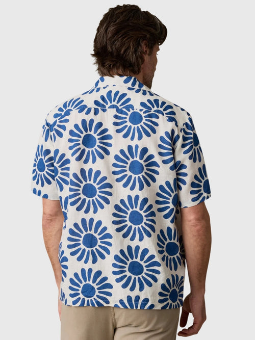Faherty Brand Men's Short-Sleeve Linen Camp Shirt