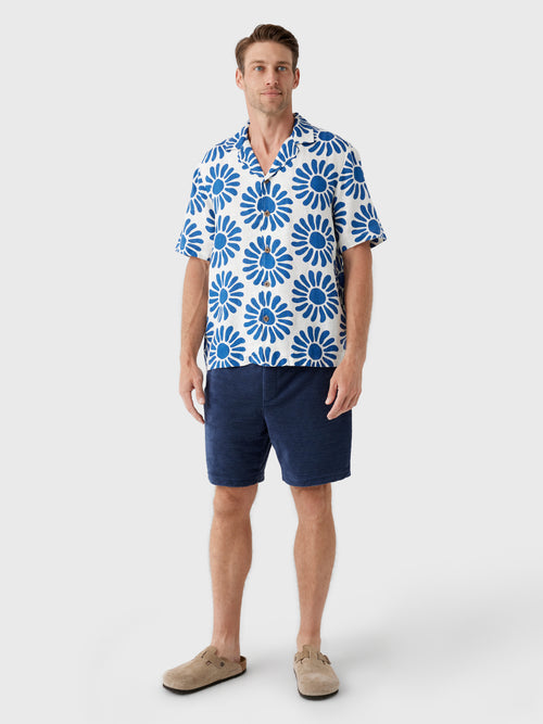 Faherty Brand Men's Short-Sleeve Linen Camp Shirt