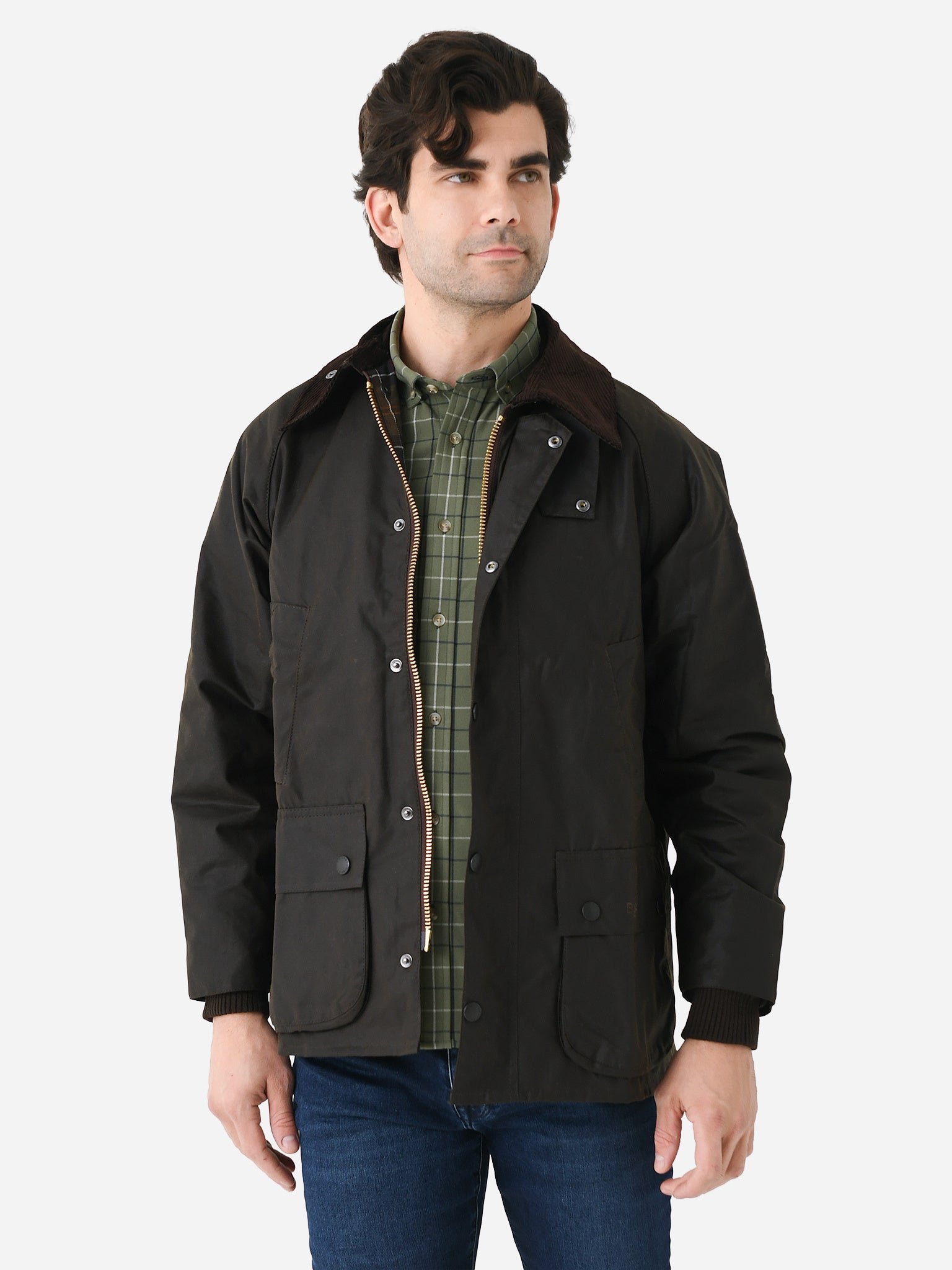 Barbour Classic Bedale Wax Jacket - Olive - 44