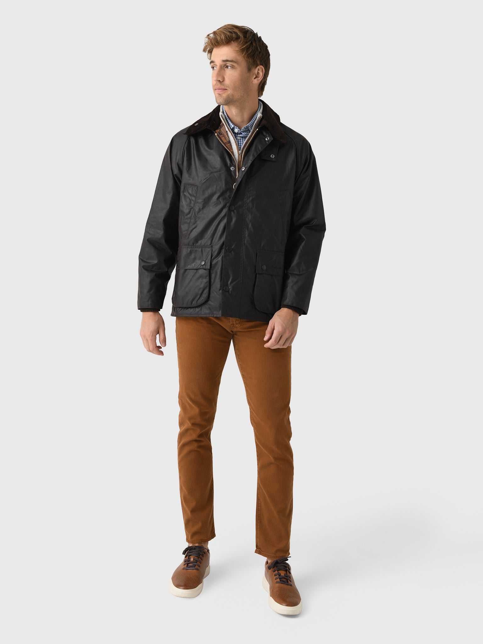 Barbour Men's Bedale Wax Jacket | $415.00 | Saint Bernard