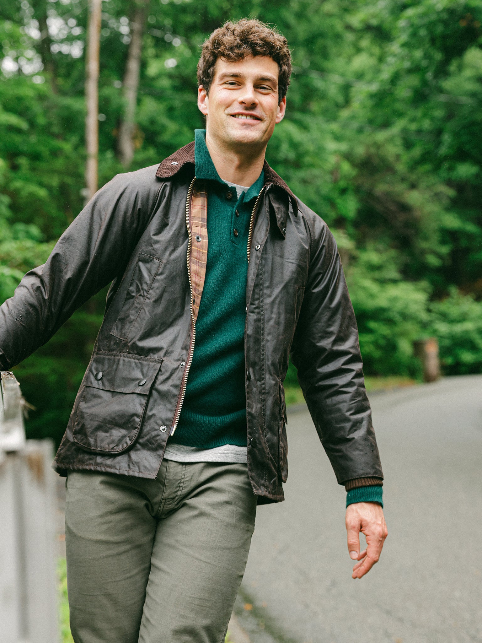 Barbour Men's Ashby Wax Jacket | $398.00 | Saint Bernard