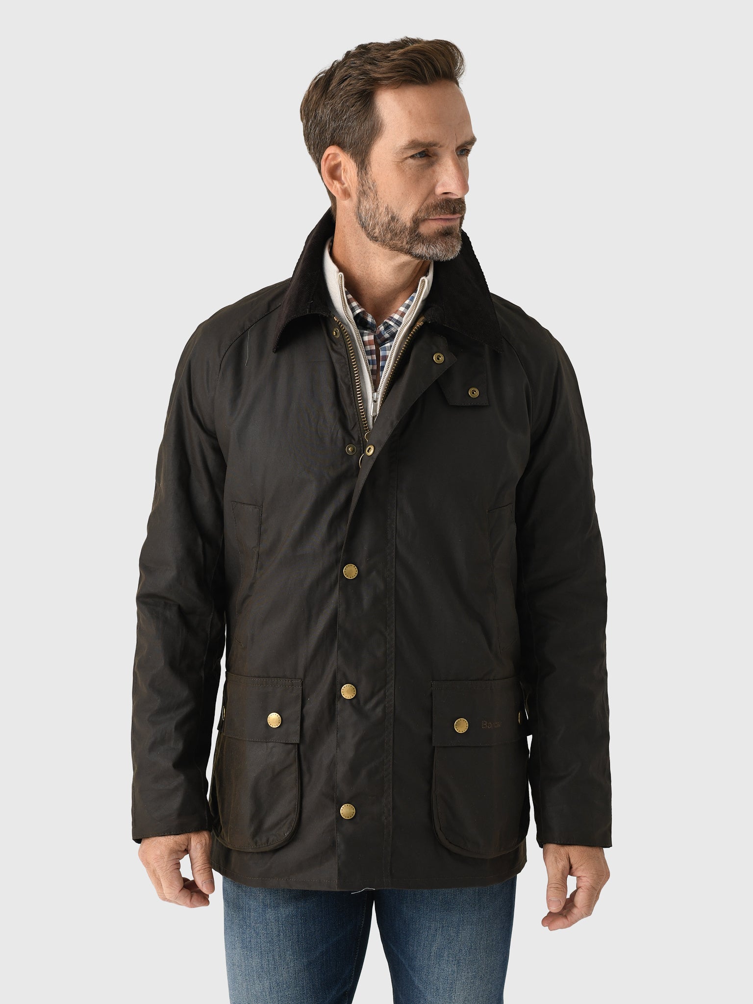 Barbour Men’s Ashby Wax Jacket - Saint Bernard