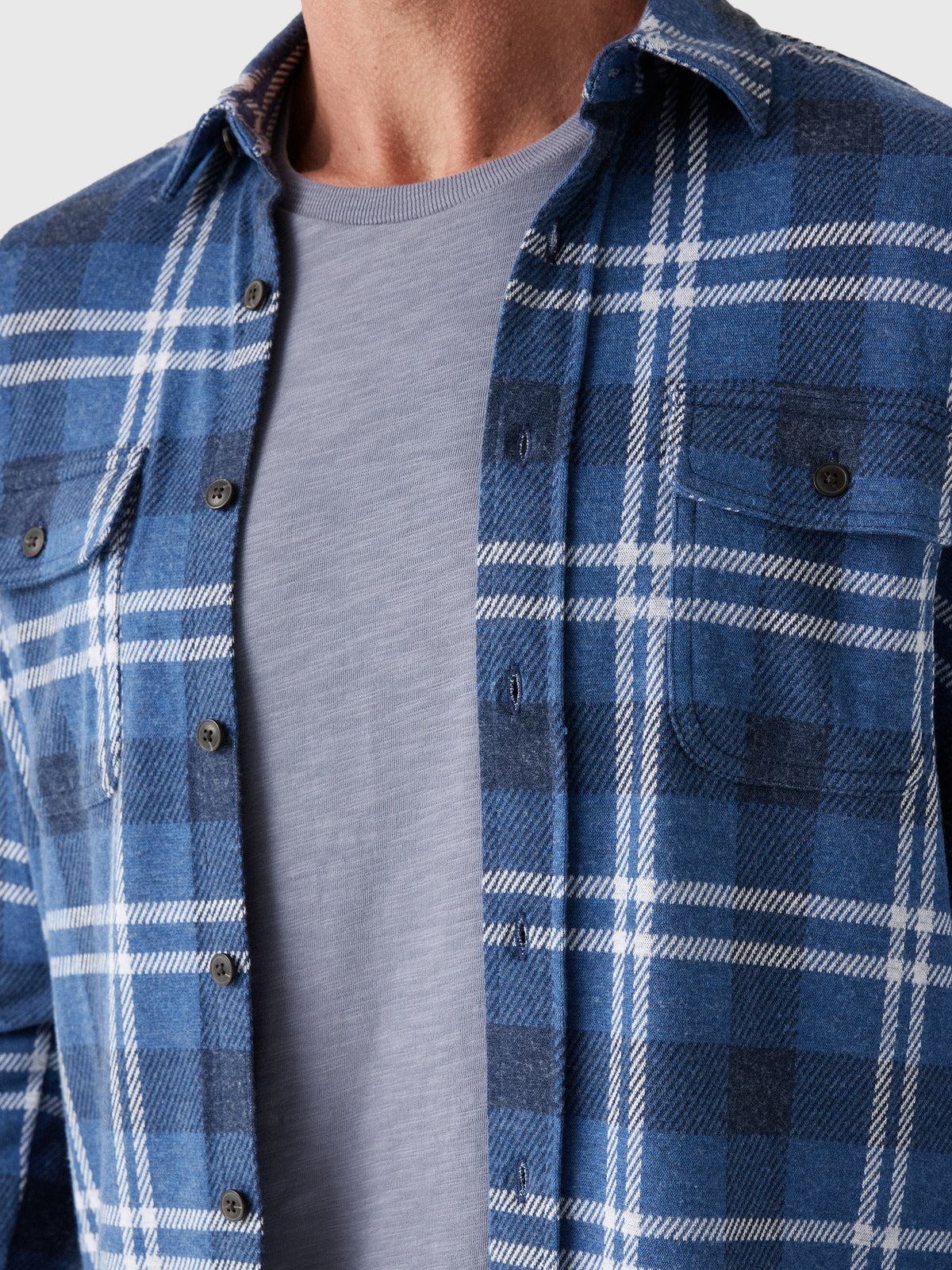 Faherty Brand Men's Legend Sweater Shirt - Saint Bernard